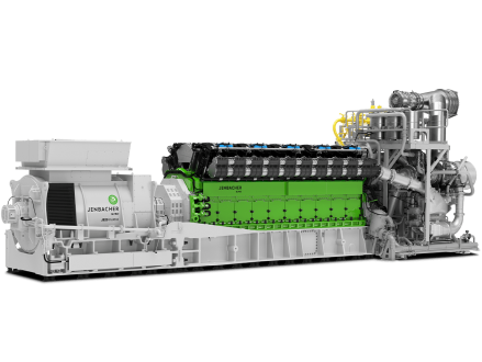 Газовий генератор Jenbacher J 920 (електрична потужність 10606 кВт, тепло 10300 кВт)